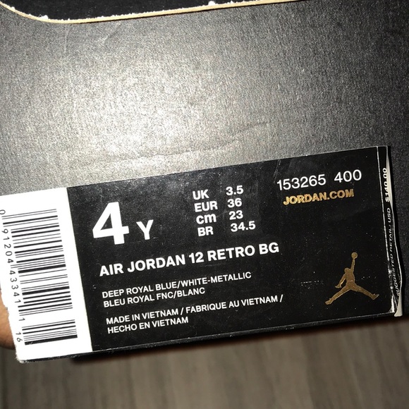 Air Jordan 12 retro BG - Picture 3 of 3